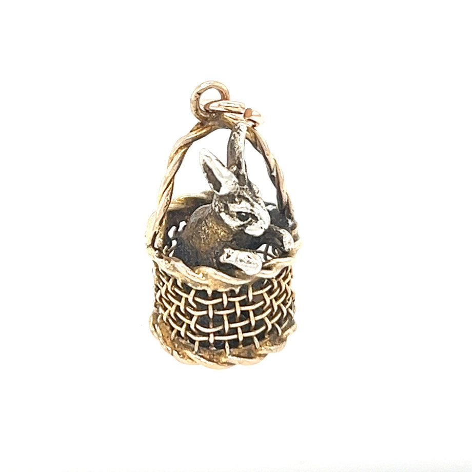 Silver hot sale rabbit charm