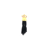 18ct Gold &  Onyx Figa Hand Pendant Charm