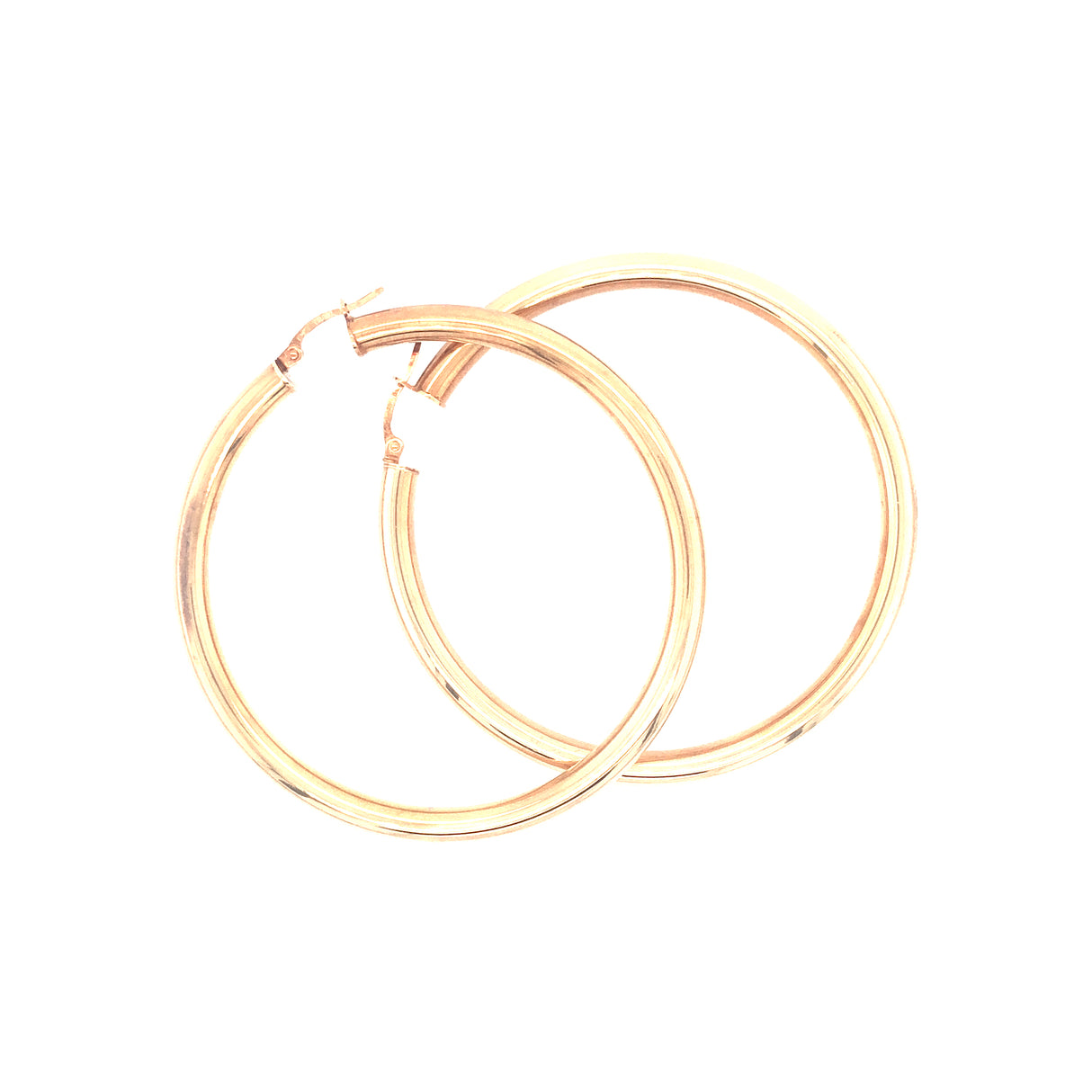 9ct Gold X-Large Hollow Hoop Earrings