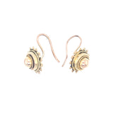 Antique Revival Gold Drop Victorian Earrings