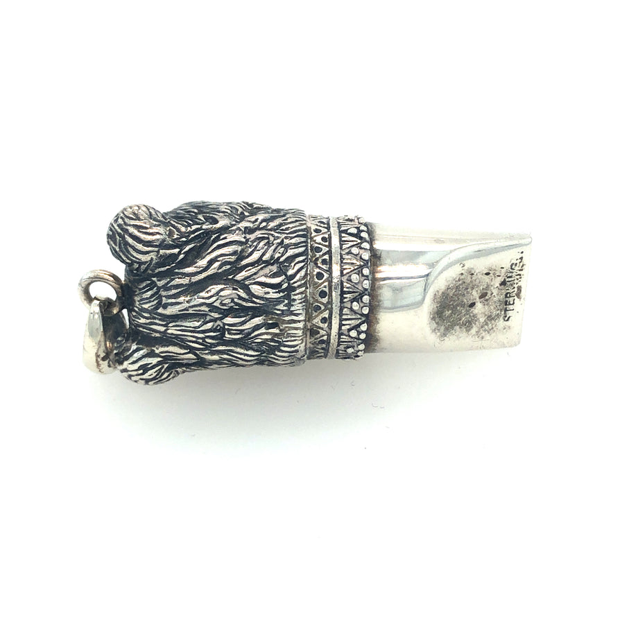 Silver hot sale whistle pendant