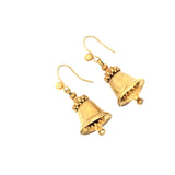 Antique Victorian Gold Bell Drop Earrings