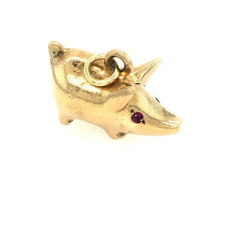 Hans Georg Maunter vinatge gold pig pendant.jpg