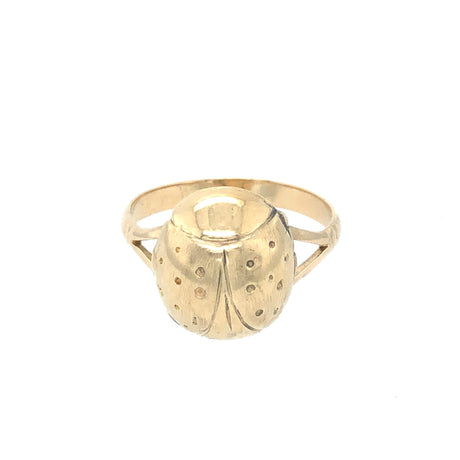 Labybird Ring in 18k Gold The Vintage Jewellery Company