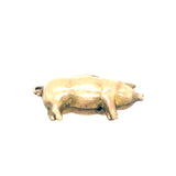 Rose Gold Antique Pig Pendant