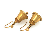 Antique Victorian Gold Bell Drop Earrings