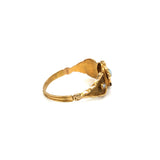 Georgian Three Pearl Gold Ring